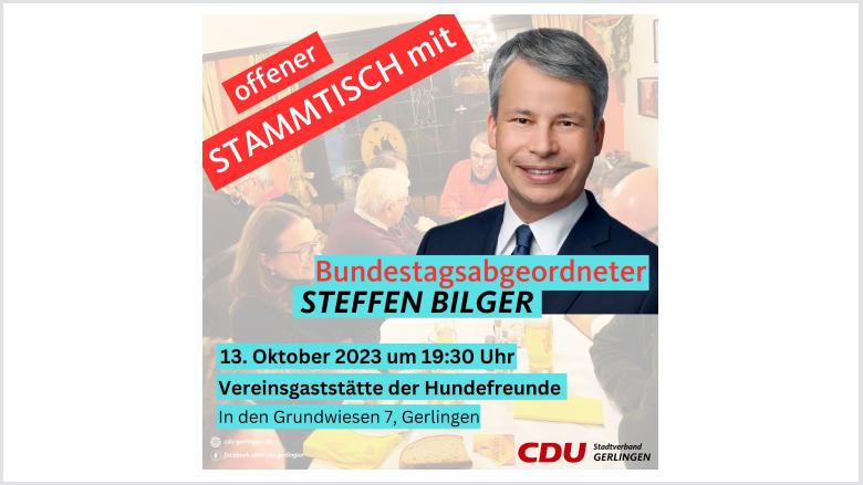 Offener Stammtisch mit Steffen Bilger